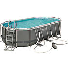 Bestway Poolpaket Power Steel 5,5 x 2,7 m Oval 56710