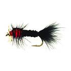 Unique Flies Montana Propeller Black/Red Kamasan B170 #6