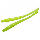 Libra Lures Dying Worm 80 Cheese (12-pack) Apple Green