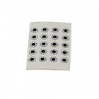 Fly-Dressing Stick-On Eyes 5.5 mm x 2013 Glow in the Dark