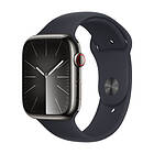 Apple Watch Series 9 4G 45mm Stainless Steel with Sport Band