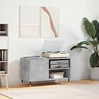 vidaXL Stereobänk betonggrå 85x38x48 cm konstruerat trä 831696
