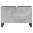 vidaXL Stereobänk betonggrå 74.5x38x48 cm konstruerat trä 831736