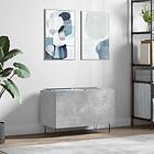 vidaXL Stereobänk betonggrå 74.5x38x48 cm konstruerat trä 831728