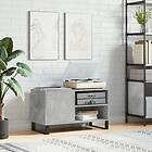 vidaXL Stereobänk betonggrå 85x38x48 cm konstruerat trä 831712