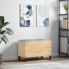 vidaXL Stereobänk sonoma-ek 74.5x38x48 cm konstruerat trä 831735