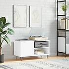 vidaXL Stereobänk vit 85x38x48 cm konstruerat trä 831700