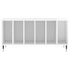 vidaXL Stereobänk vit högglans 100x38x48 cm konstruerat trä 831742