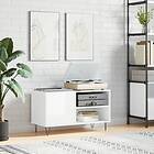 vidaXL Stereobänk vit högglans 85x38x48 cm konstruerat trä 831702