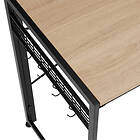 TecTake Desk Paterson fällbar 102x51x77cm Industriellt lätt trä, ek Sonoma