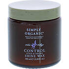 Simply Organic Control Shine Wax 100ml