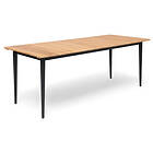 Hillerstorp Lerdala bord antracit/teak 210x90 cm