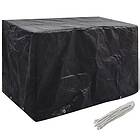 vidaXL Överdrag för trädgårdsmöbler 2 st 8 öljetter 140x70x90 cm 279128