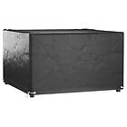 vidaXL Överdrag för trädgårdsmöbler 8 öljetter 125x125x75 cm fyrkantig 319287