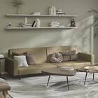 vidaXL Sovesofa 2-sæders cappuccino konstlæder 337673