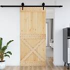 vidaXL Dörr NARVIK 100x210 cm massiv furu 154447