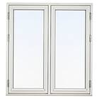 Svenska Fönster Sidohängt SP Trä 2-Glas F2 Vit 12X10