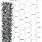 vidaXL Nature Ståltrådsnät hexagonalt 0,5x10 m 25 mm galvaniserat stål 419769