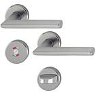Swedoor Trycke Stockholm med WC-vred stainless, quick-fit