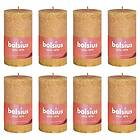 vidaXL Bolsius Rustika blockljus Shine 8-pack 100x50 mm honungsgul 440795