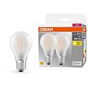 Osram Led-Lampa CLA60 E27 Matt 827 7,2W 2-Pack