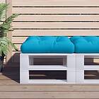 vidaXL Palldyna blå 58x58x10 cm tyg 314638