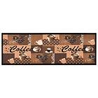 vidaXL Köksmatta maskintvättbar kaffe brun 45x150 cm 315970