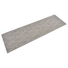 vidaXL Köksmatta maskintvättbar romb 60x180 cm sammet 136565