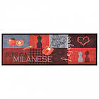 vidaXL Köksmatta maskintvättbar tomater 60x180 cm 315977