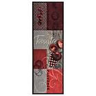 vidaXL Köksmatta maskintvättbar tomato 60x180 cm 323470