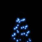 vidaXL Julgran på flaggstång blå 1400 LEDs 500 cm 343544
