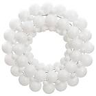 vidaXL Julkrans vit 45 cm polystyren 356126