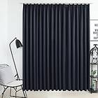 vidaXL Mörkläggningsgardin med krokar antracit 290x245 cm 134425