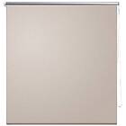 vidaXL Rullgardin beige 100 x 230 cm mörkläggande 240154