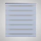 vidaXL Rullgardin randig vit 60 x 100 cm transparent 240190