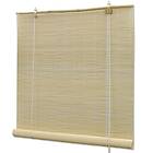 vidaXL Rullgardin naturlig bambu 140 x 160 cm 241324