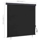 vidaXL Rullgardin utomhus 160x250 cm antracit 145976