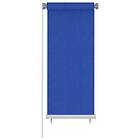 vidaXL Rullgardin utomhus 60x140 cm blå HDPE 312835