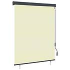 vidaXL Rullgardin utomhus 140x250 cm gräddvit 145971