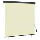 vidaXL Rullgardin utomhus 170x250 cm gräddvit 145983