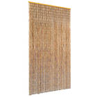 vidaXL Dörrdraperi i bambu 100x220 cm 43723