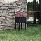 vidaXL Odlingslåda svart 40x40x70 cm massiv furu 810797