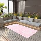vidaXL Utomhusmatta rosa 80x150 cm PP 310456