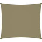 vidaXL Solsegel oxfordtyg rektangulärt 2,5x3 m beige 135150