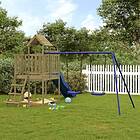 vidaXL Lekplats impregnerad furu 3155845