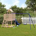 vidaXL Lekplats massiv furu 3155843