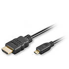 MicroConnect HDMI A D Micro 2,0 cable 2m