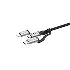 Mophie USB-A 3-in-1 Charging cable 1m