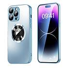 SiGN Magnetic Case iPhone 15 Pro Max med linsskydd och logo view Blå