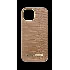 iDeal of Sweden iPhone 15 Plus Atelier Case, Camel Croco